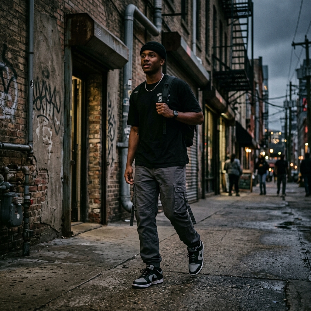 Street Casual образ с Alpha Industries